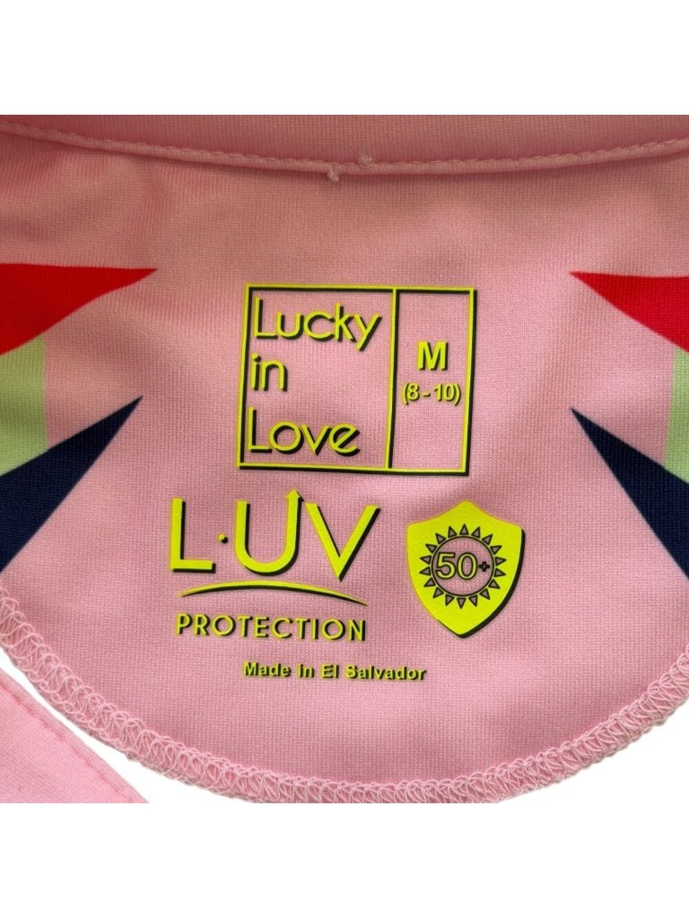 Lucky In Love Womens Size M Dress 1/4 Zip Pink Long Sleeve UV 50 Pickleball NEW - Picture 4 of 8
